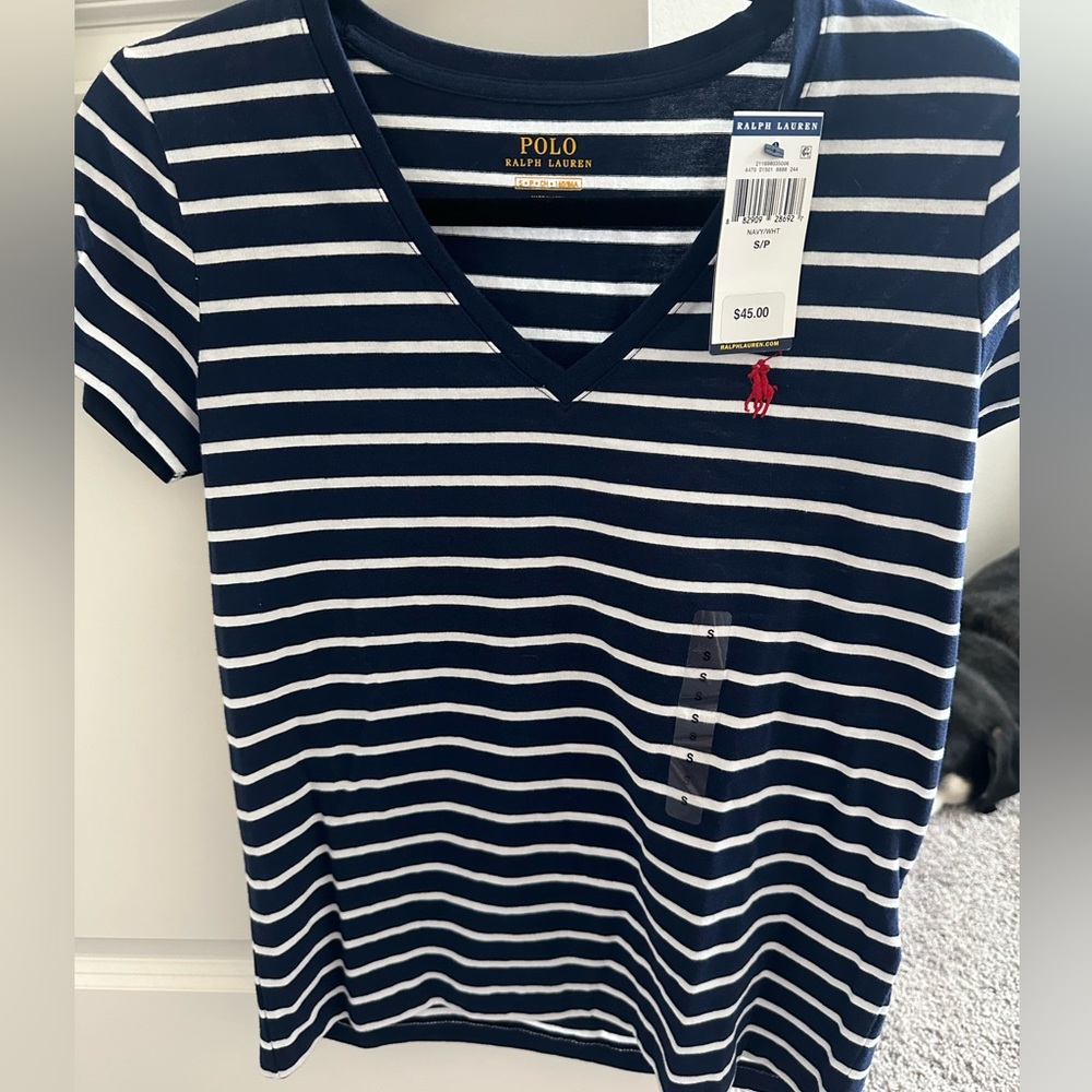NWT Polo Ralph Lauren Size S V Neck